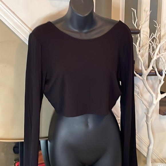 Free People Cropped Long Sleeved T-Shirt - Picture 3 of 8